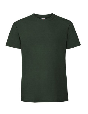 Fruit of the Loom Koszulka męska Ringspun Premium 3XL butelkowa zieleń (38)