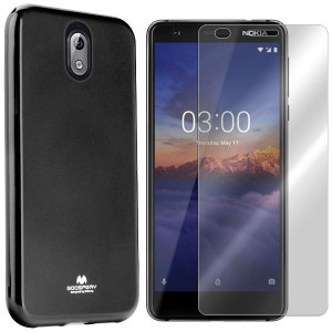 Etui Do Nokia 3.1 2018 Case Mercury Jelly + Szkło
