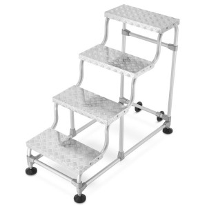 Aluminiowe stopnie schody schodki drabina pomost podest 4 stopnie