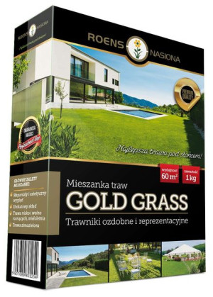 Hit Sezonu Trawa Gold Grass 1kg Dywanowy Efekt Lux