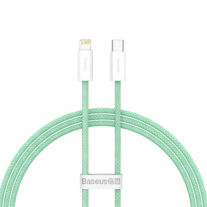 Baseus Dynamic kabel USB Typ C - Lightning Power Delivery 20W 1m  zielony (