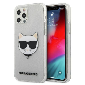 Karl Lagerfeld KLHCP12LCHTUGLS iPhone 12 Pro Max 6,7" srebrny/silver hardca