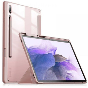 Infiland Crystal Case Galaxy Tab S7 Fe 5g 12.4 T730 / T736b Pink