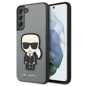 Karl Lagerfeld KLHCS22MOKPG S906 S22+ srebrny/silver hardcase Saffiano Ikon