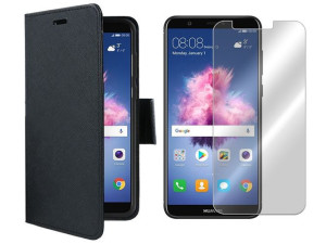 Huawei P Smart Kabura Etui Pokrowiec + Szkło 9h
