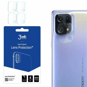 Szkło hybrydowe na obiektyw aparatu 3MK Lens Protection Oppo Find X5 [4 PAC