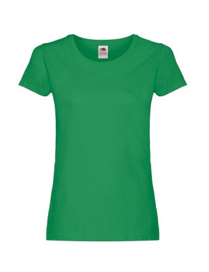 Fruit of the Loom Koszulka damska Original lady fit S trawiasta zieleń