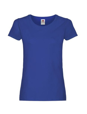 Fruit of the Loom Koszulka damska Original lady fit S niebieski