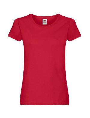 Fruit of the Loom Koszulka damska Original lady fit XL czerwony