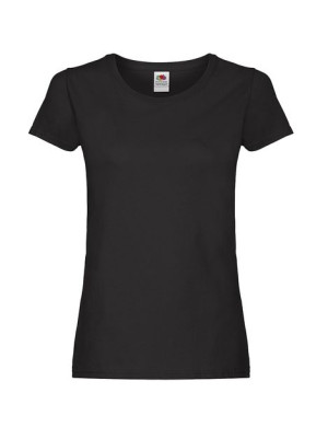 Fruit of the Loom Koszulka damska Original lady fit XXL czarny