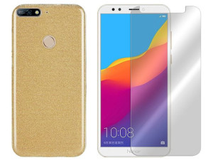 Huawei Honor 7c Etui Case Pokrowiec Stella + Szkło