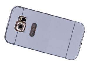 3w1 Etui Metal Bumper Samsu Galaxy S6 Edge + Szkło