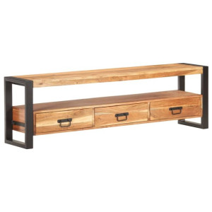 Szafka pod telewizor, 150 x 30 x 45 cm, lite drewno akacjowe