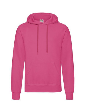 Fruit of the Loom Bluza męska Classic kangurka Hooded Sweat L fuchsia