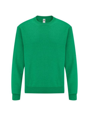 Fruit of the Loom Bluza męska Classic Set-In Sweat L zielony melanż