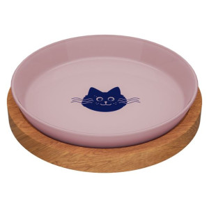 Animal Island Talerzyk Dla Kota z Podstawką Różowy 18 cm