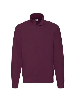 Fruit of the Loom Bluza męska lekka na zamek L burgund (41)