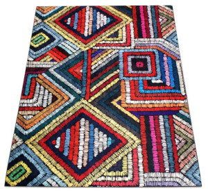Dywan Star 009 antypoślizgowy abstrakcyjny kolorowy ,120x180 cm