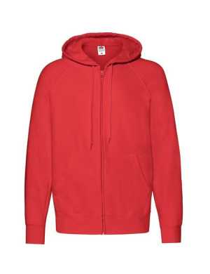 Fruit of the Loom Bluza męska rozpinana z kapturem XL czerwony (40)