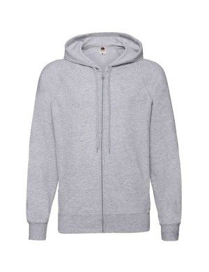 Fruit of the Loom Bluza męska rozpinana z kapturem XXL szary melanż (94)
