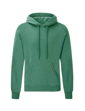 Fruit of the Loom Bluza męska Classic kangurka Hooded Sweat XXL zielony mel