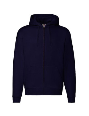 Fruit of the Loom Bluza męska Premium na zamek z kapturem M ciemny granat