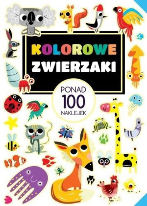 Ponad 100 naklejek. Kolorowe zwierzaki