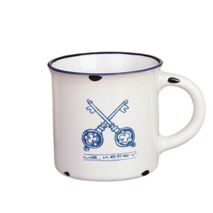 Porcelanowy Mini Kubek Retro - Keys