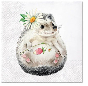 Serwetki Papierowe 33x33cm Jeż Jeża 20 Szt