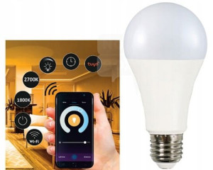 Żarówka LED E27 5W CCT ściemnialna Smart WiFi TUYA