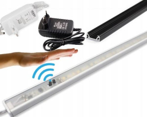 Lampa podszafkowa LED BEZDOTYKOWA 80cm BIAŁA/CZARNA