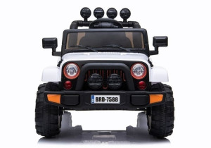 Auto Na Akumulator Jeep Brd-7588 Biały 4X4
