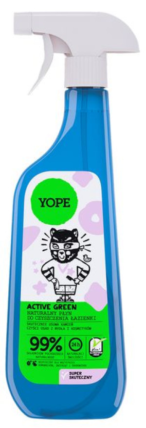 YOPE ACTIVE GREEN Żel do czyszczenia łazienki 750ml