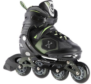 Łyżworolki Nils Extreme NA9080 rozmiar L 39-42 czarno-zielone