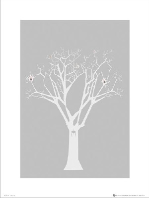 Tree Birdhouses - plakat premium 30x40 cm