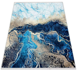 Dywan Horeca 111 antypoślizgowy niebieski 80x150 cm