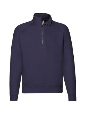 Fruit of the Loom Bluza męska Premium z krótkim zamkiem L ciemny granat