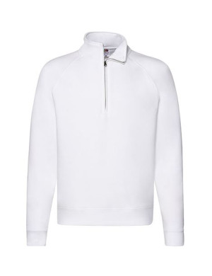 Fruit of the Loom Bluza męska Premium z krótkim zamkiem L biały