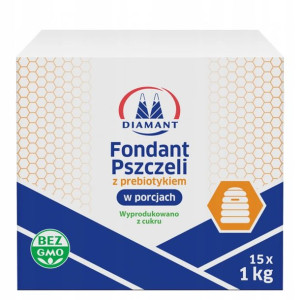 FONDANT ciasto z PREBIOTYKIEM dla pszczół 15x1kg