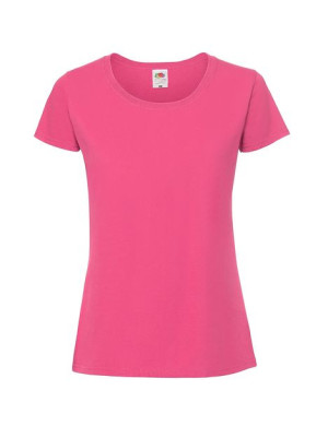 Fruit of the Loom Koszulka damska Ringspun M fuchsia (57)