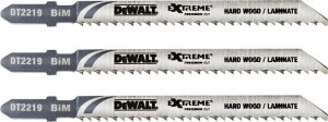 DeWALT DT2219 brzeszczoty do drewna BiM 3 sztuki