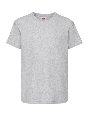Fruit of the Loom Koszulka dziecięca Original 140 cm szary melanż