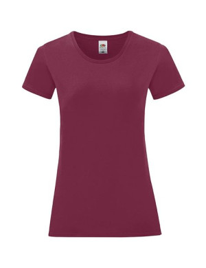 Fruit of the Loom Koszulka damska Iconic XS burgund (41)
