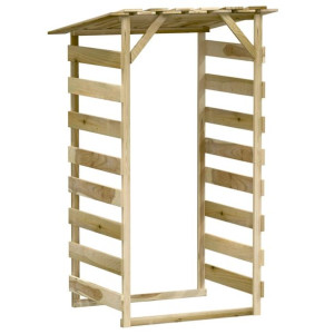 Pergola ogrodowa z daszkiem, 100x90x200 cm, drewno sosnowe