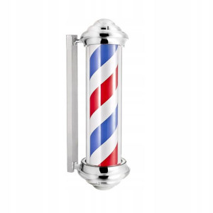 Barber Pole Słupek Plafon Barberski Barber z lampą