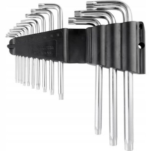 KLUCZE IMBUSOWE imbusy TORX T10 - T70 zestaw 13szt
