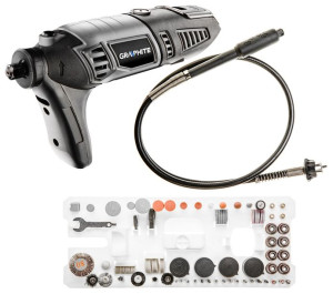 Graphite Miniszlifierka 170w + Akcesoria 59g019