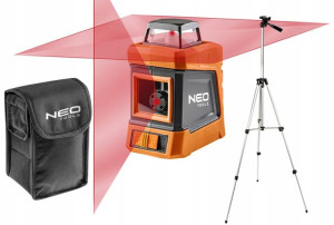 Neo Laser Krzyżowy Poziomica Laserowa 360 +statyw