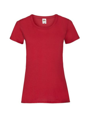 Fruit of the Loom Koszulka damska valueweight Classic S czerwony