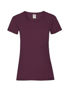 Fruit of the Loom Koszulka damska valueweight Classic M burgund